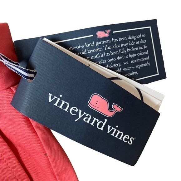 NWT Vineyard Vines Breaker Pants Flat Front Salmon Pink 31 x 34 - Picture 10 of 13